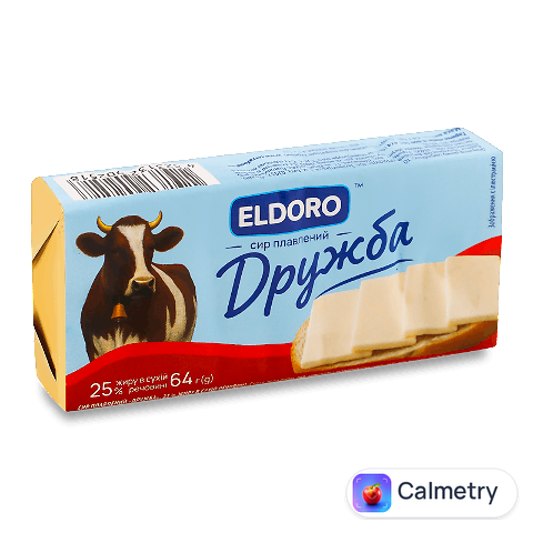 Сир плавлений Eldoro Дружба 25% брикет, 64г