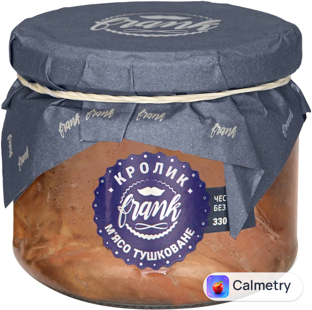 М'ясо кролика Frank Тушковане 330 г