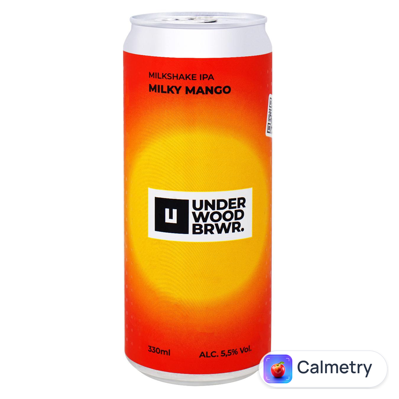 Пиво Underwood Brewery Milky Mango світле нефільтроване 5,5% 0,33л — фото продукту