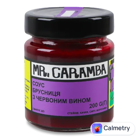 Соус Mr.Caramba «Брусниця з червоним вином» 200г