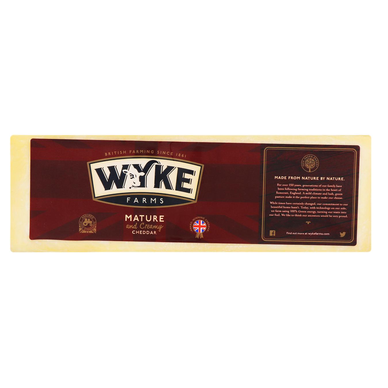 Сир Wyke Farms Чеддер 34,9% — фото продукту