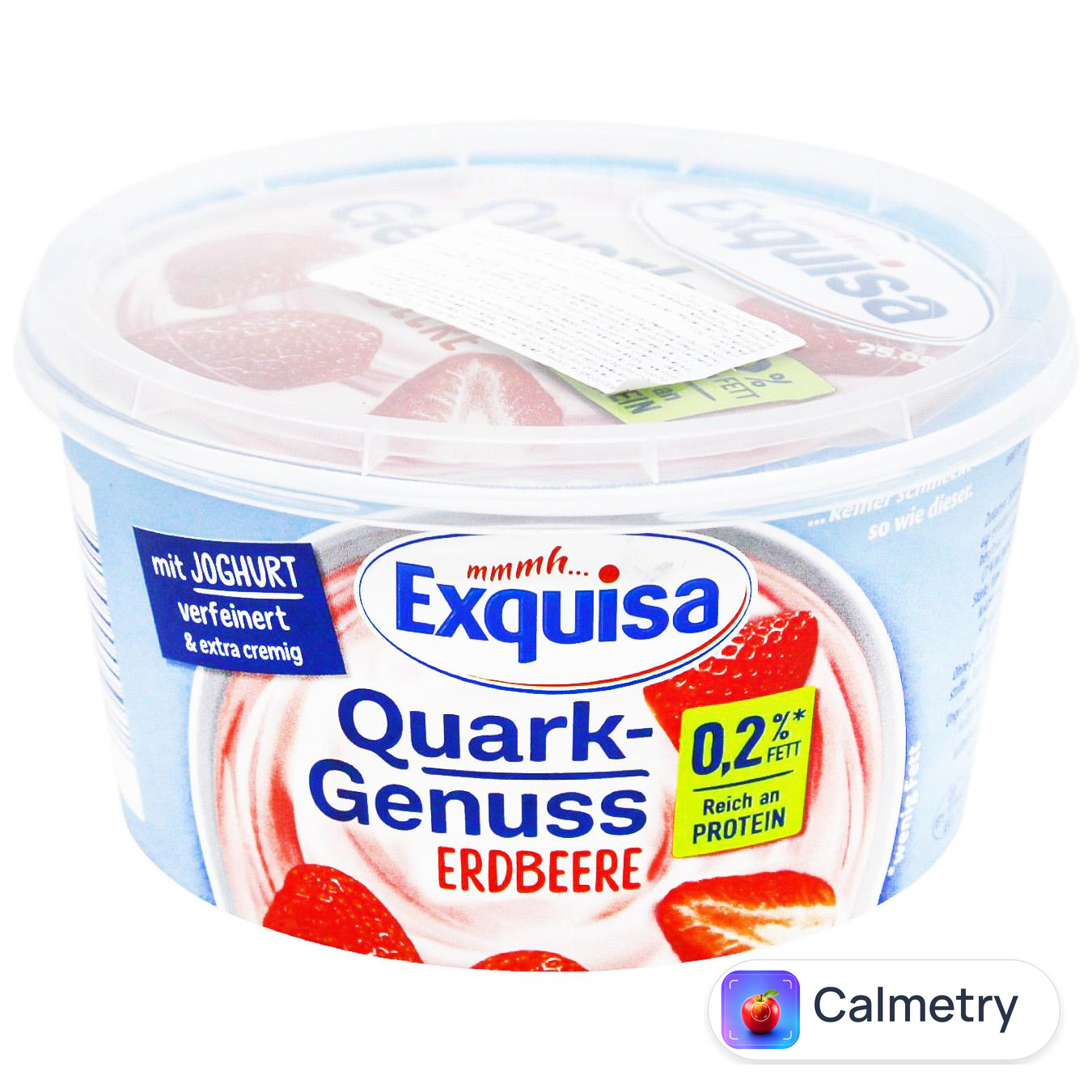 Десерт сирний Exquisa Полуничний 0,2% 500г