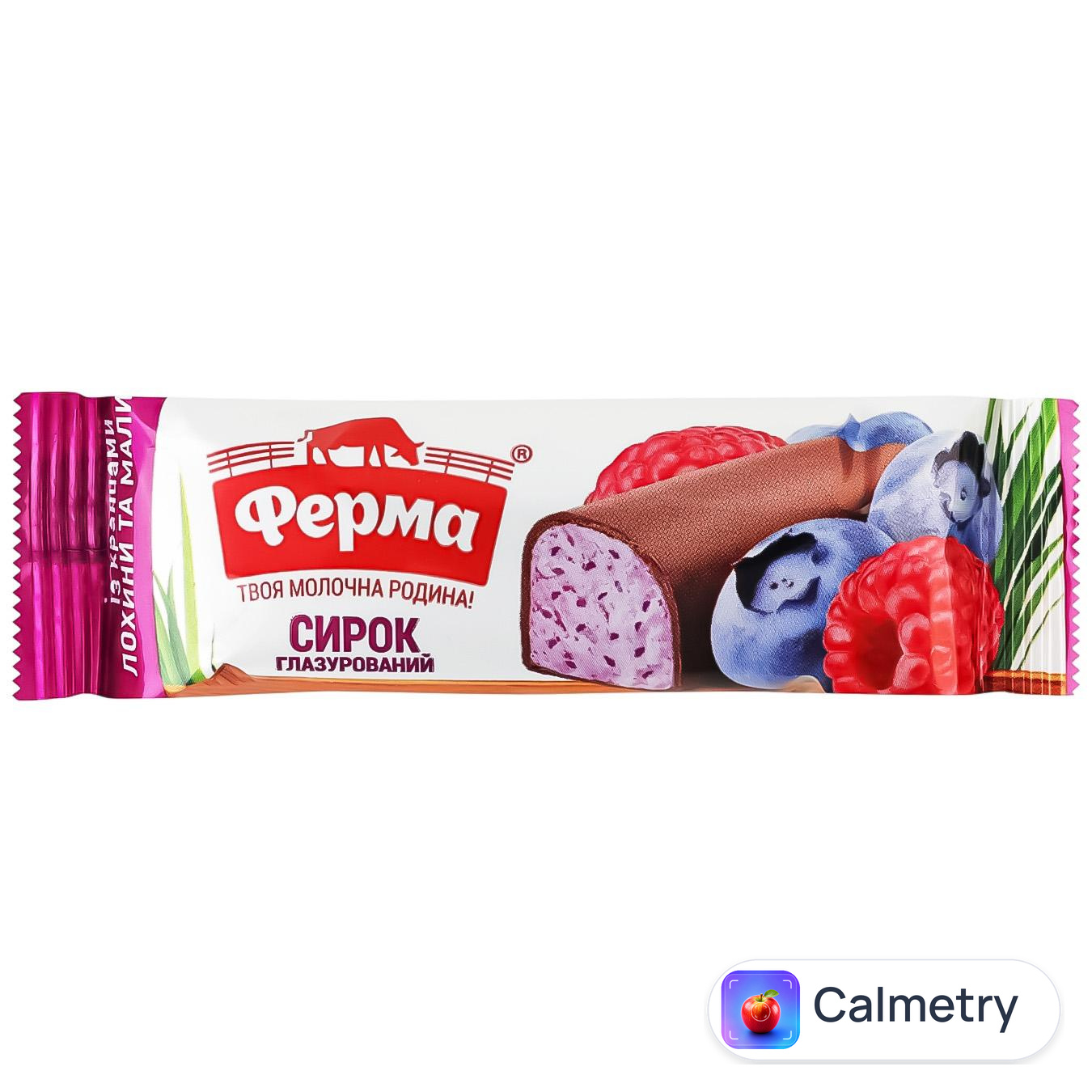 Сирок глазурований Ферма лохина-малина 16% 36г — фото продукту
