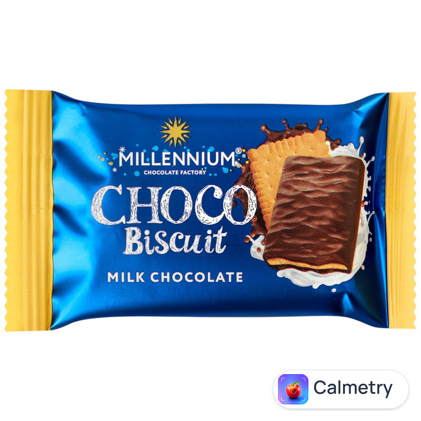 Печиво Millennium Choco Biscuit глазуроване 14г