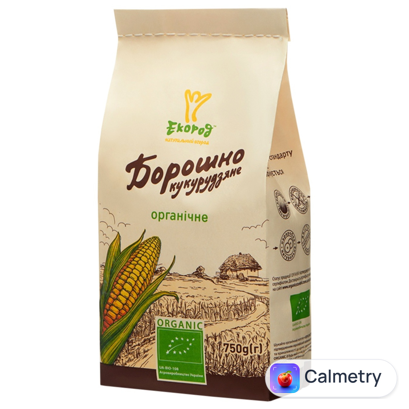 Борошно Екород кукурудзяне органічне 750г