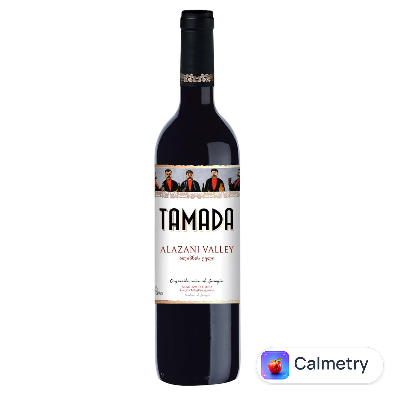 Вино Tamada Алазанська долина червоне напівсолодке 11,5% 0,75л — фото продукту