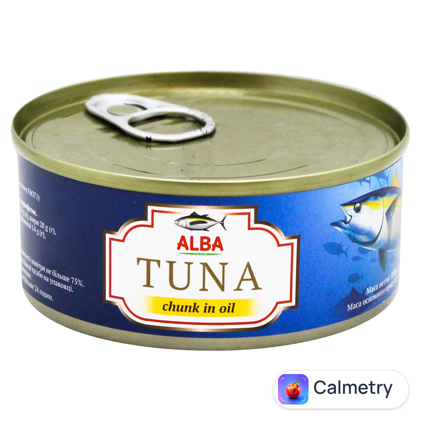 Тунець Alba Food цілий в олії 150г