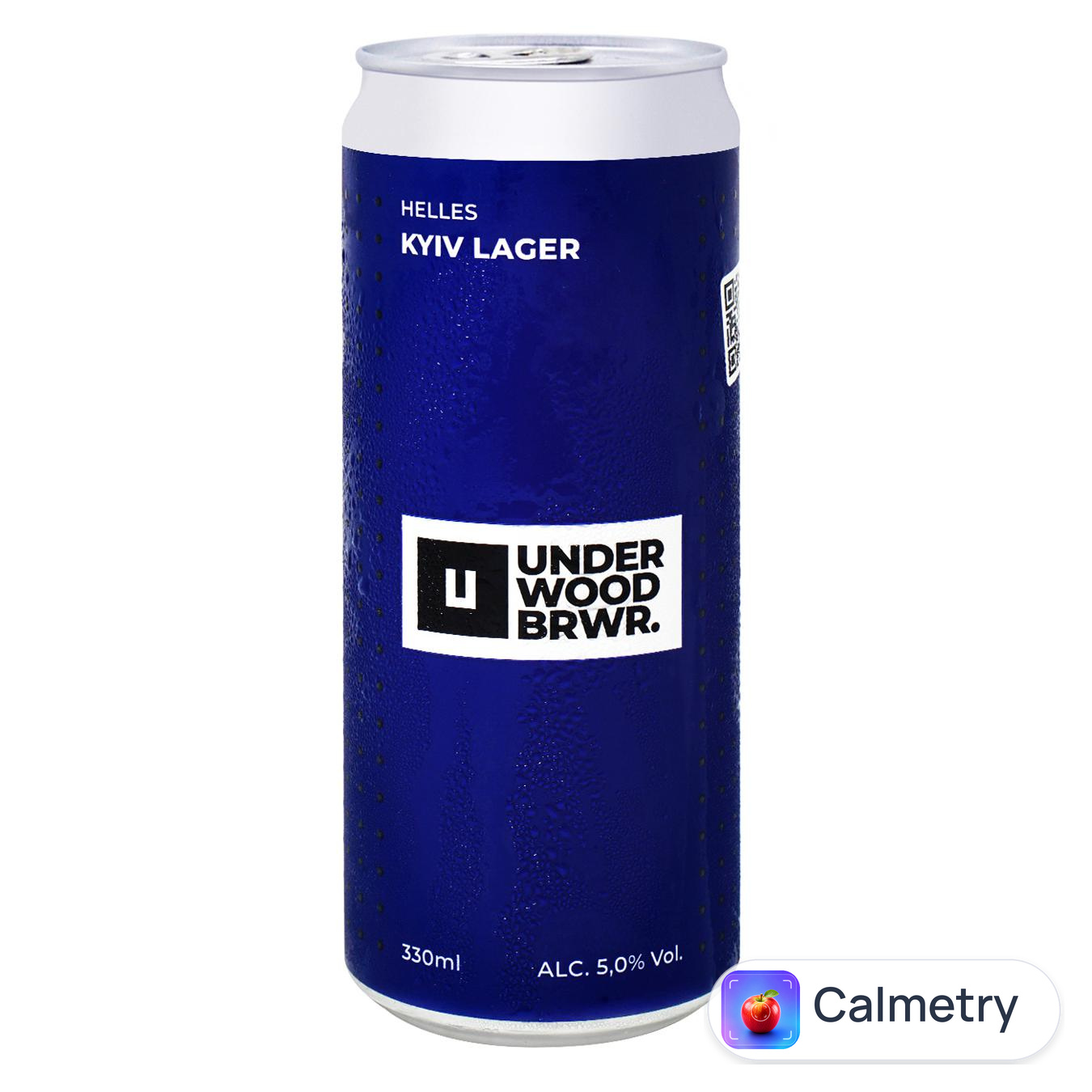 Пиво Underwood Brewery Kyiv Lager світле нефільтроване 5% 0,33л — фото продукту