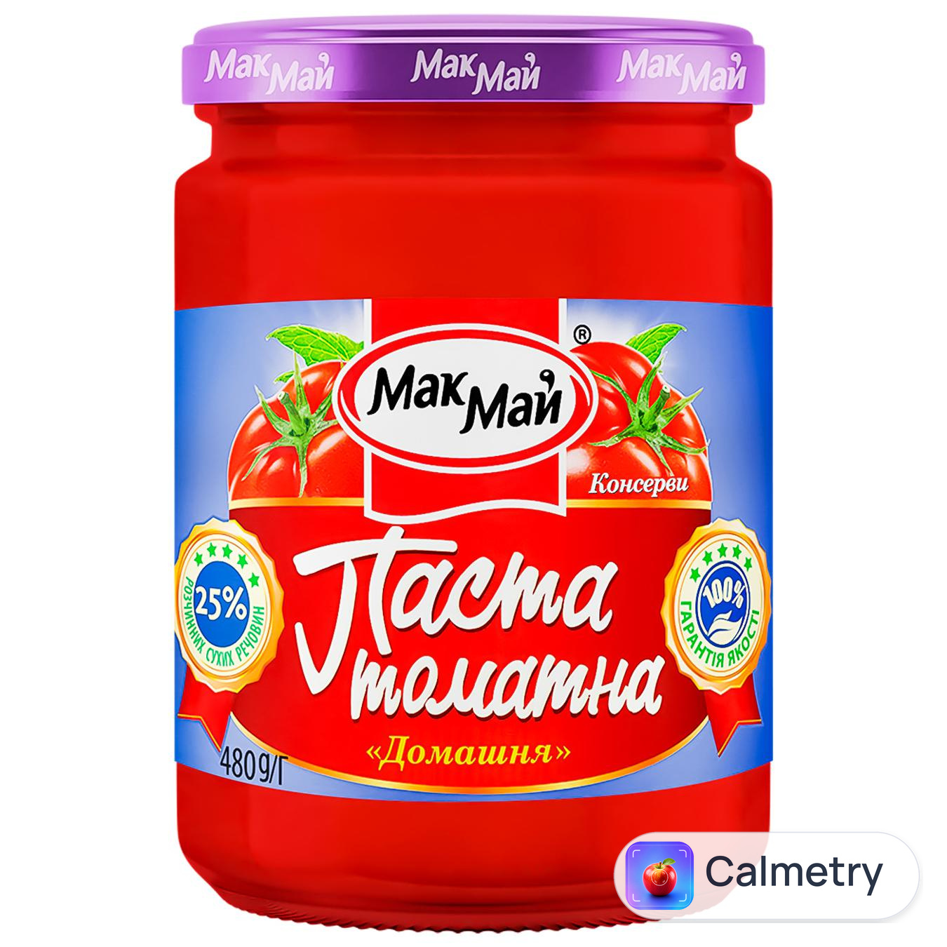 Паста томатна Мак Май Домашня 430г 25% с/б