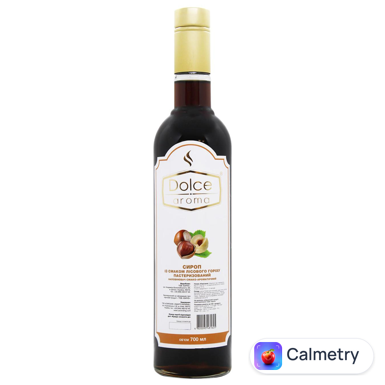 Сироп Dolce Aroma лісовий горіх 0,7л