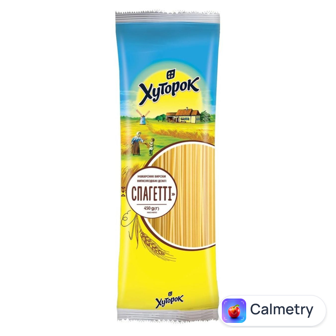 Макаронні вироби Хуторок Спагетті 450г — фото продукту
