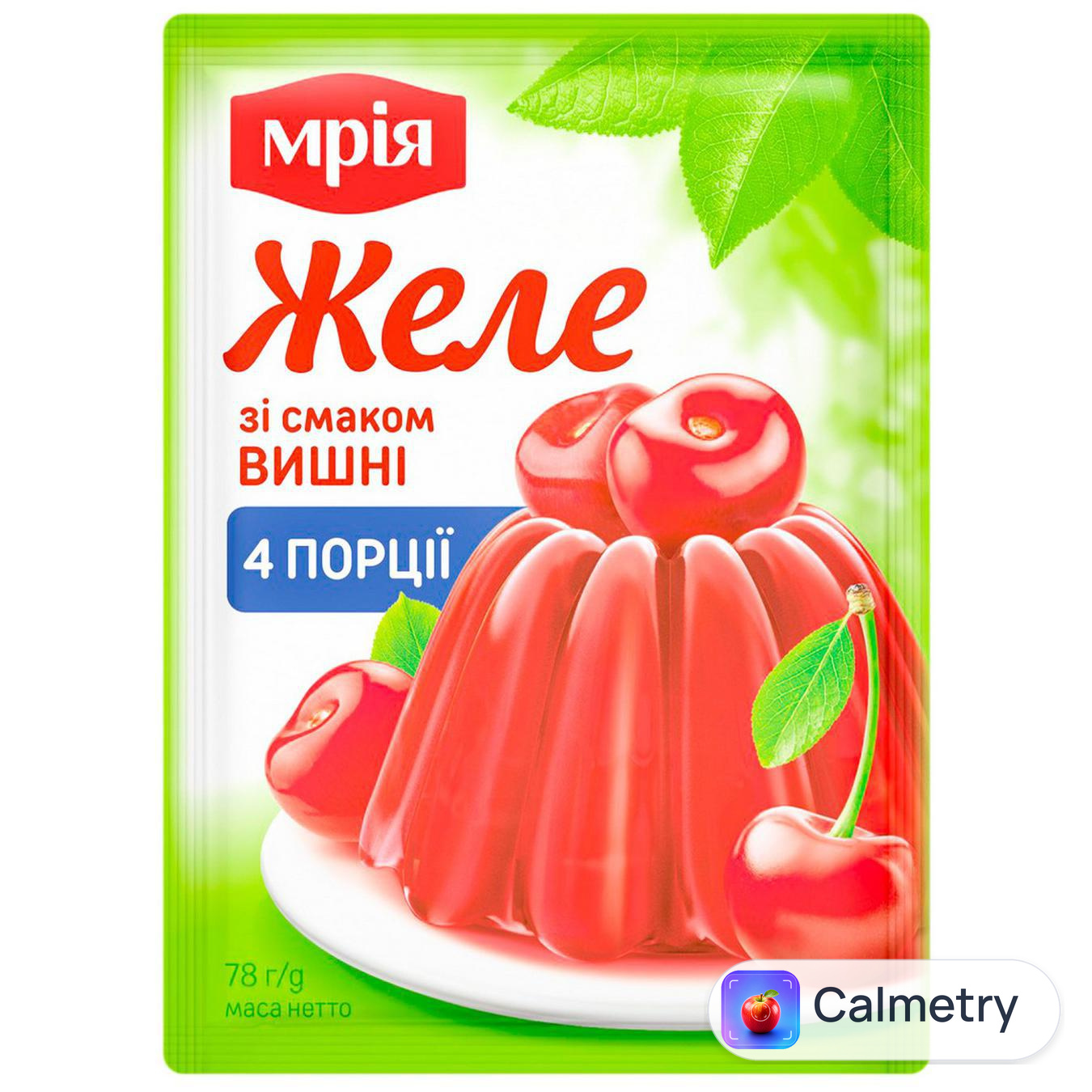 Желе Мрія зі смаком вишні 78г