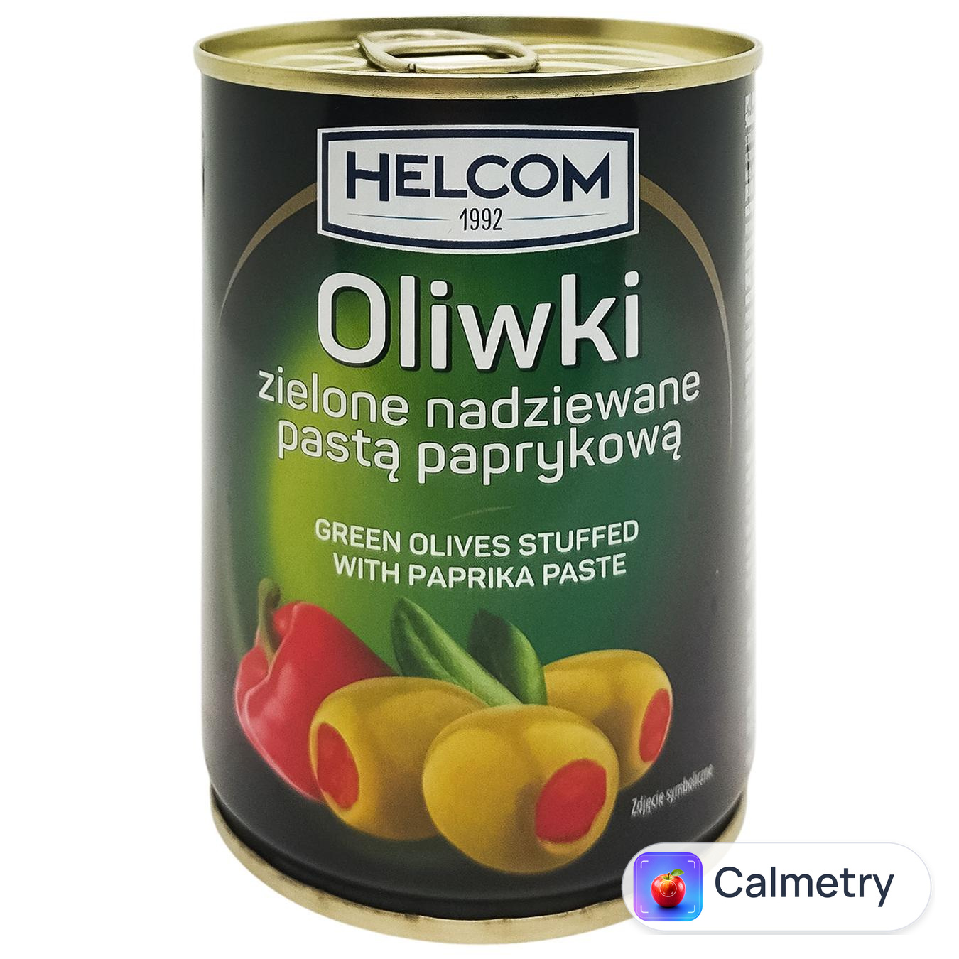 Оливки Helcom зелені фаршировані паприкой 0,3л