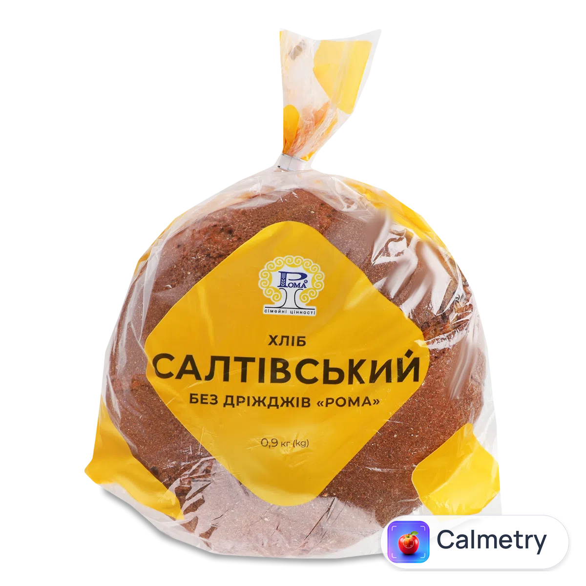Хліб «Рома» «Салтівський» без дріжджів 900г