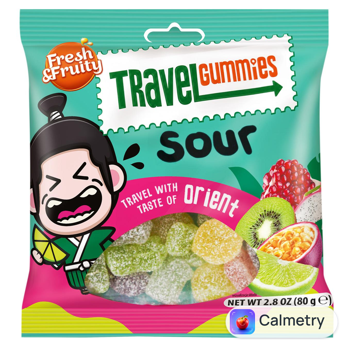 Цукерки Wawel Travel Sour 80г — фото продукту