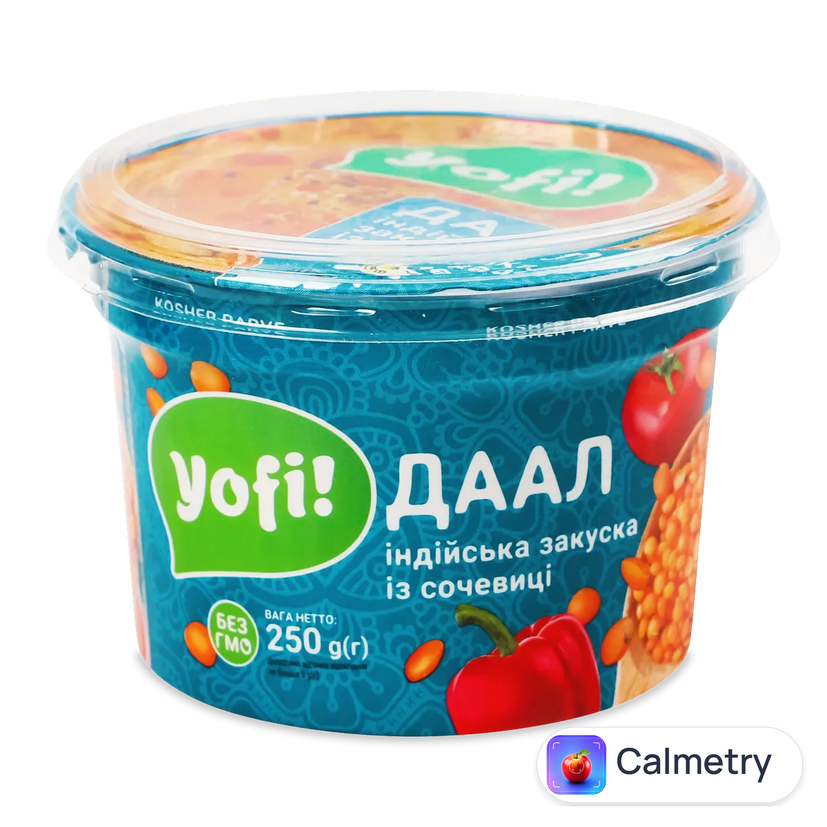 Даал YoFi! індійська закуска з сочевиці 250г