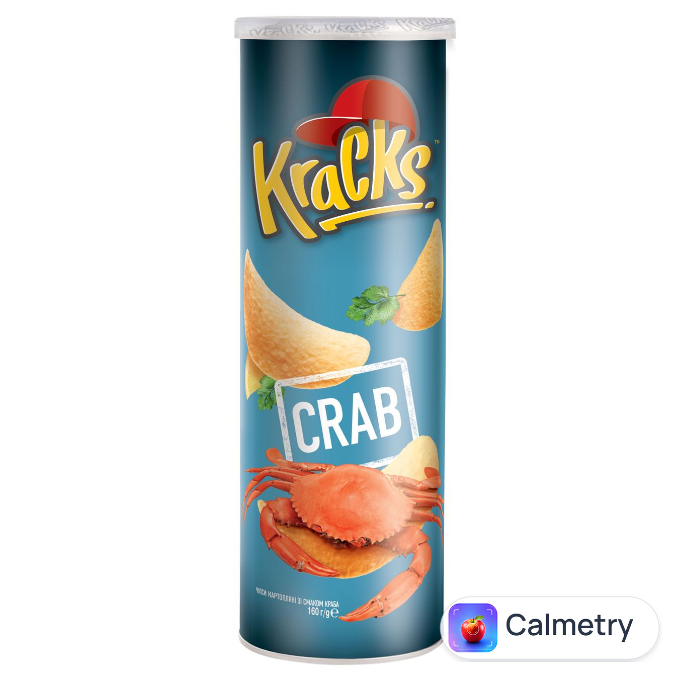 Чипси Kraсks зі смаком краба 160г — фото продукту
