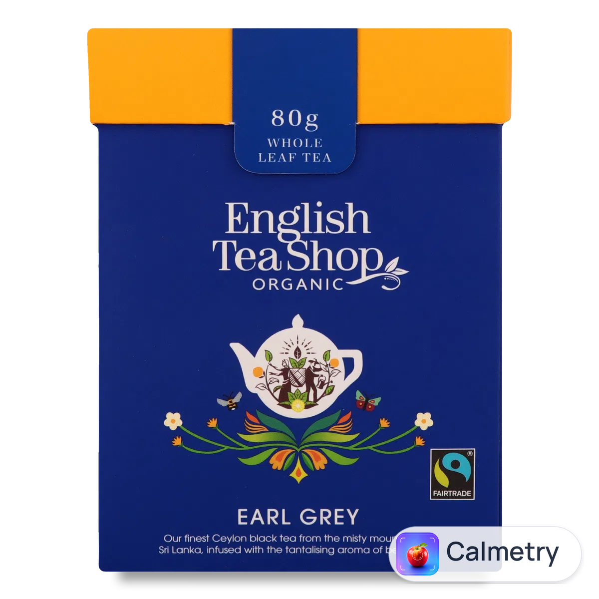 Чай чорний English Tea Shop Earl Grey органічний + ложка 80г