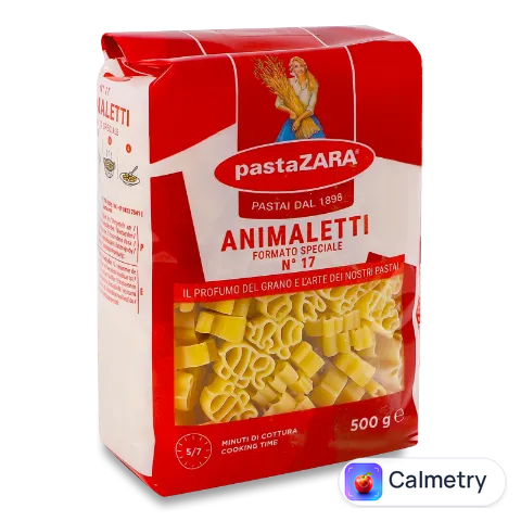 Вироби макаронні Pasta Zara «Тварини»