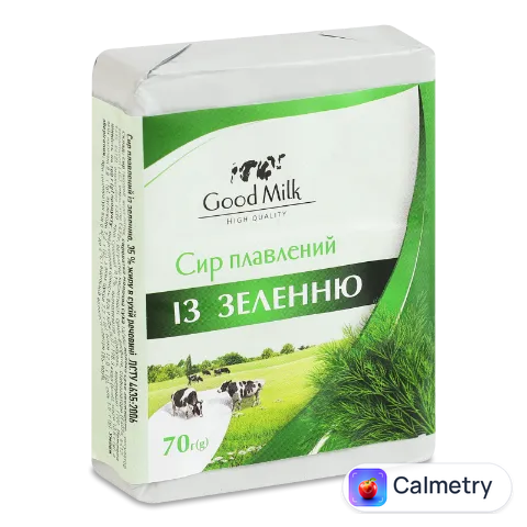 Сир плавлений Good Milk із зеленню 35%