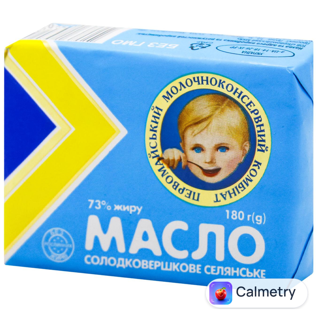 Масло ПМКК Селянське солодковершкове 73% 180г