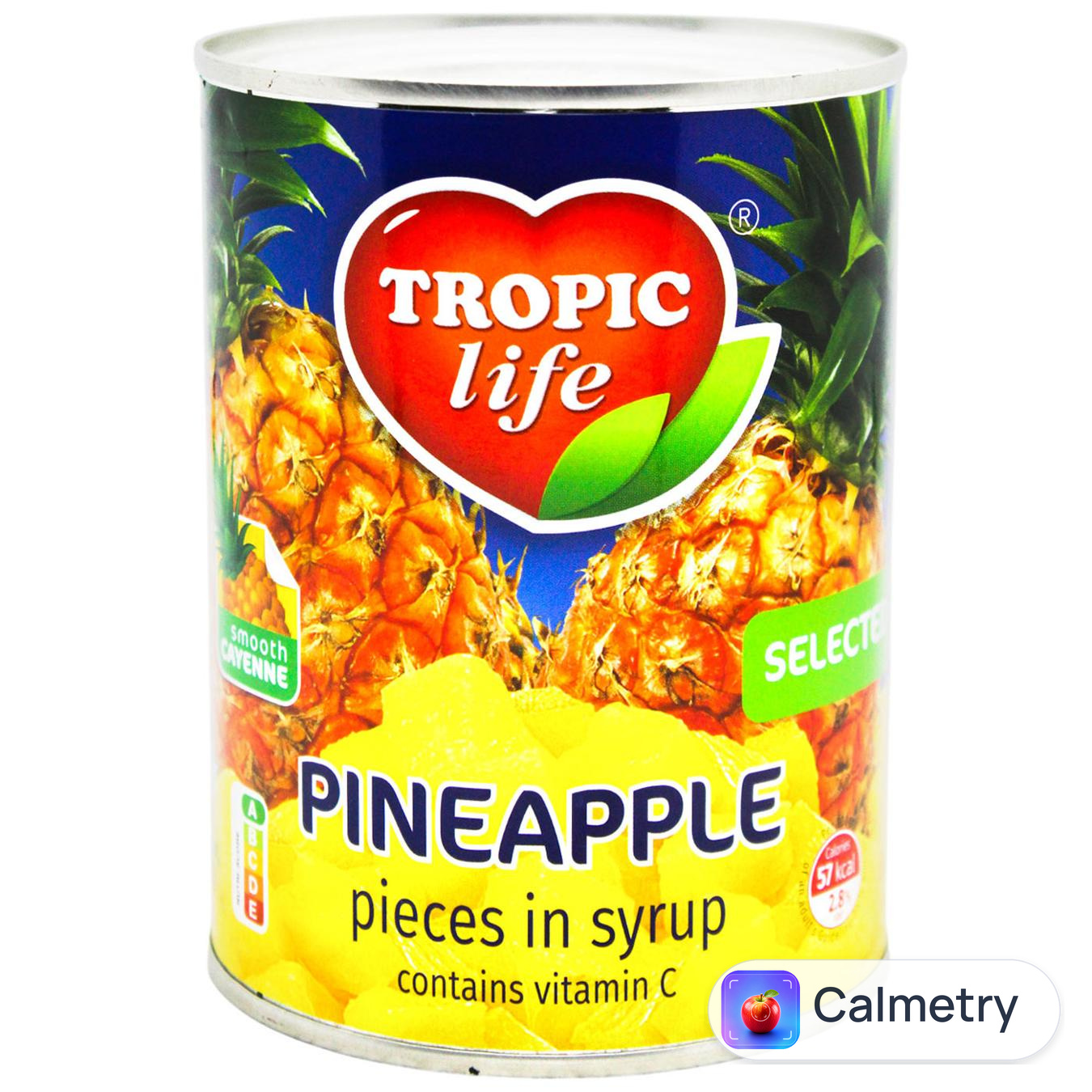 Ананас Tropic Life шматочки в сиропі 580мл