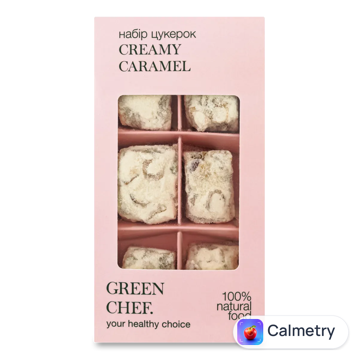 Цукерки Green Chef creamy caramel 165г