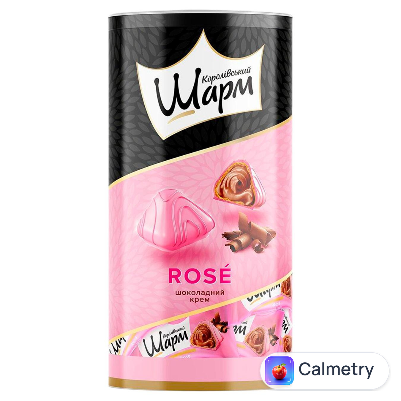 Цукерки АВК Королівський шарм Rose та шоколадний крем 235г