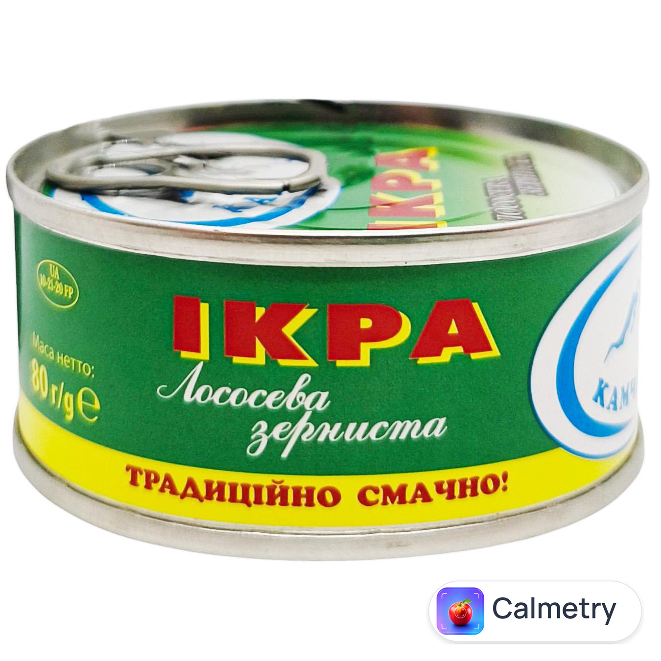 Ікра лососева Камчадал зерниста 80г