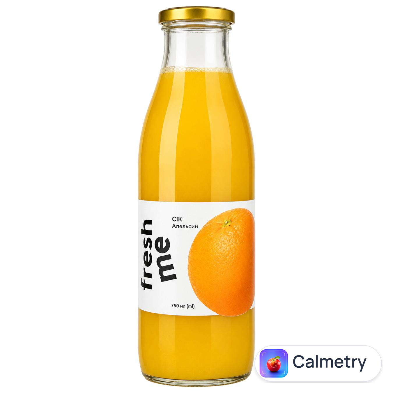 Сік FreshMe апельсиновий прямого віджиму 0,75л