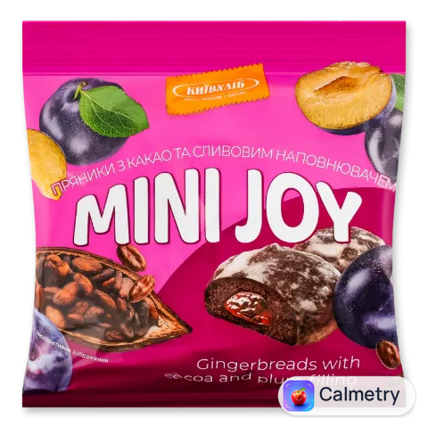 Пряники Київхліб Mini Joy з какао та сливовим наповнювачем