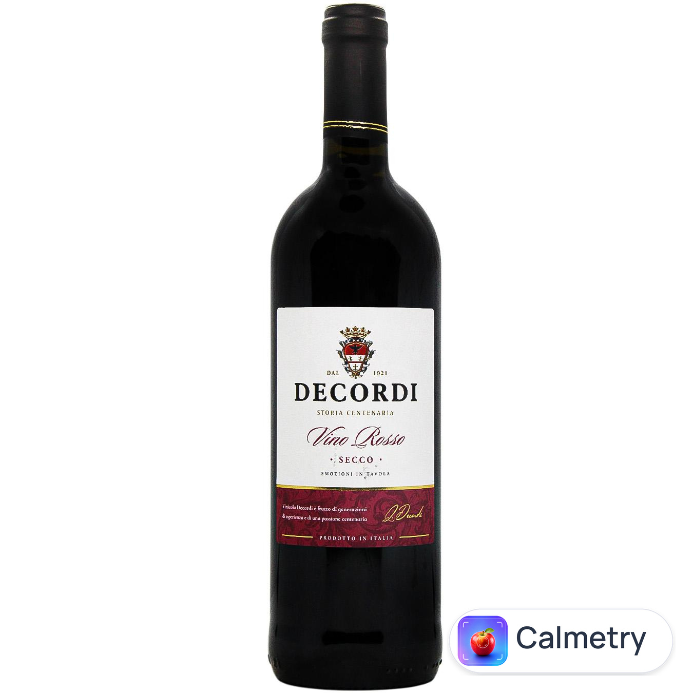 Вино Decordi Vino Rosso червоне сухе 10,5% 0,75л