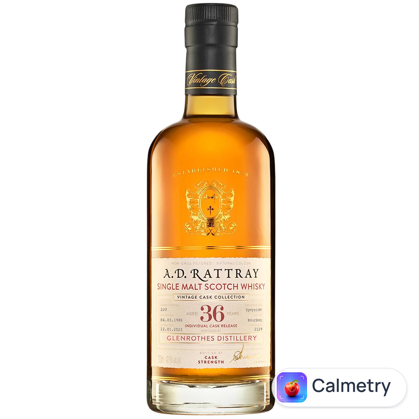 Віскі Dewar Rattray Glenrothes 1986 42,1% 0,7л