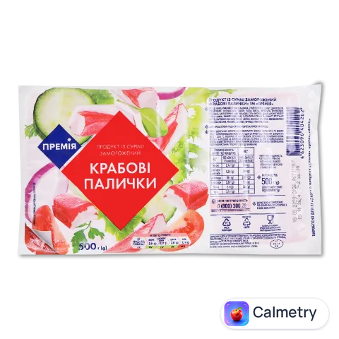 Палички крабові «Премія»® продукт з сурімі заморожені