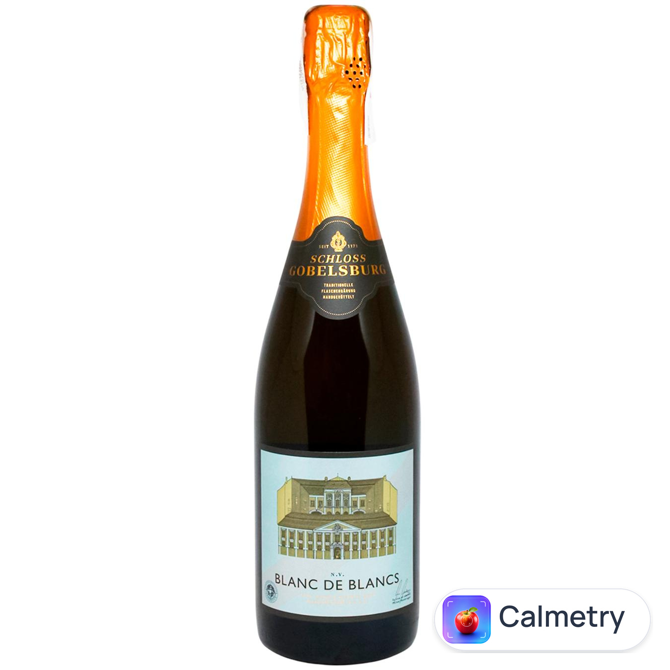 Вино ігристе Schloss Gobelsburg Blanc de Blancs біле брют 12% 0,75л