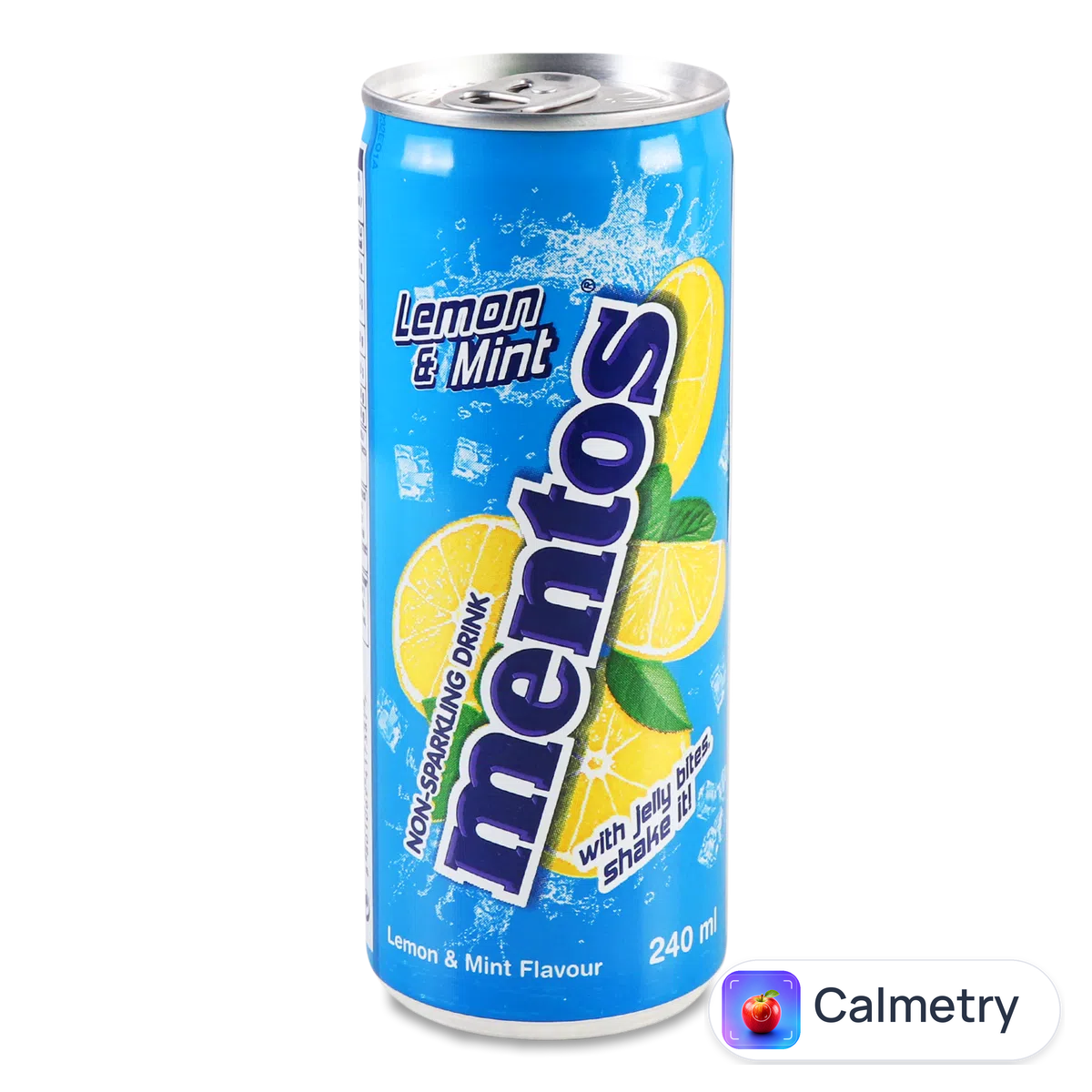 Напій Mentos Lemon and Mint газований з/б 0,24л