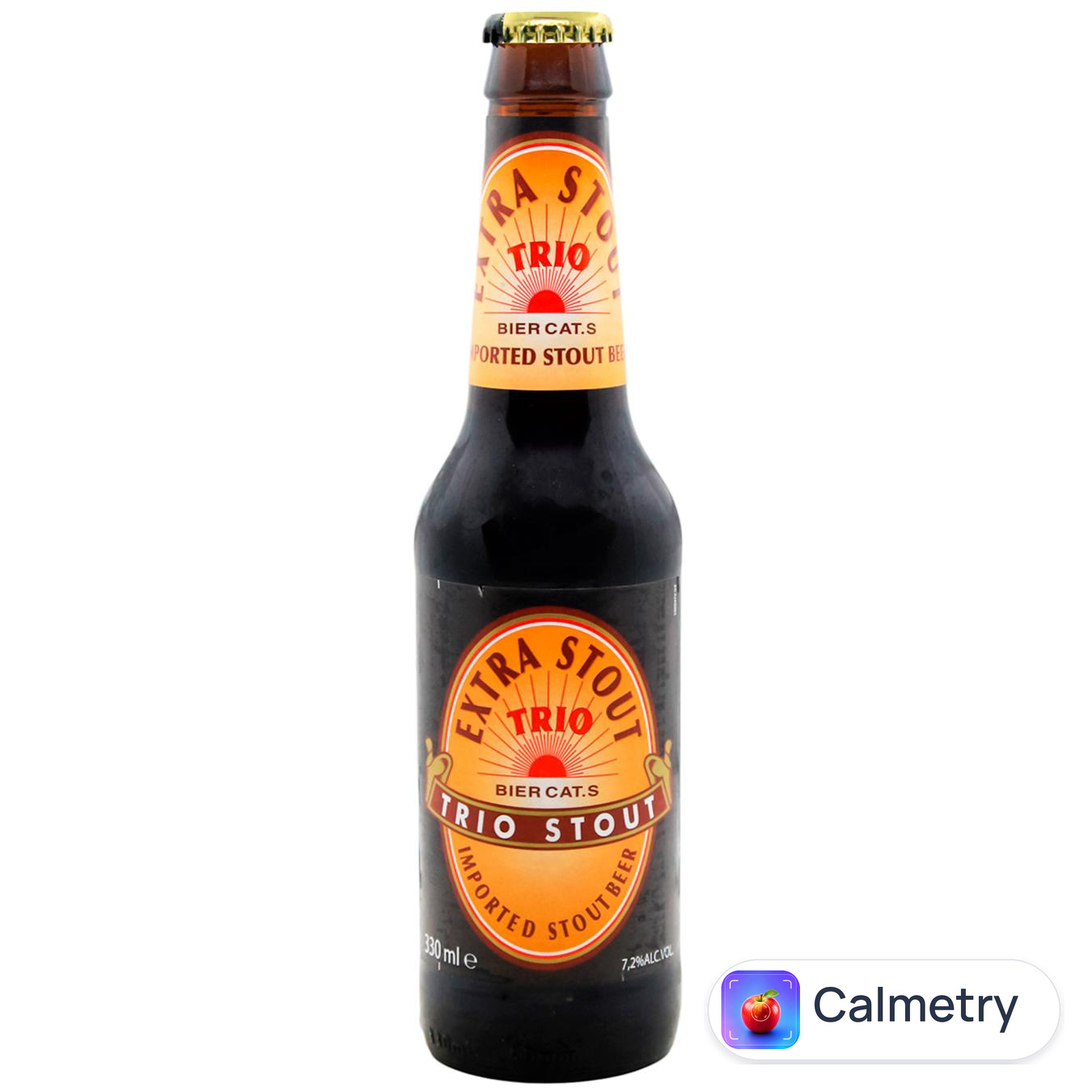 Пиво Trio Stout Extra темне фільтроване 7,2% 0,33л