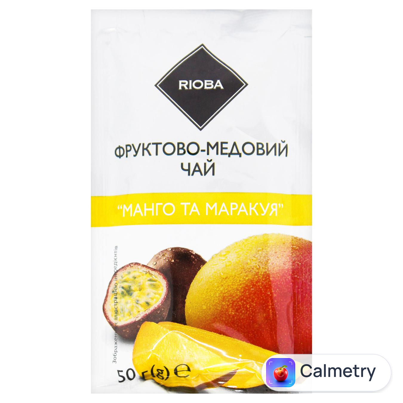 Чай фруктово-медовий Rioba концентрат Манго та маракуя 50г