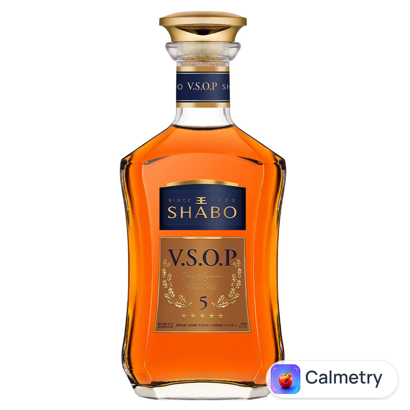 Бренді Shabo V.S.O.P. 5 років 40% 0,5л