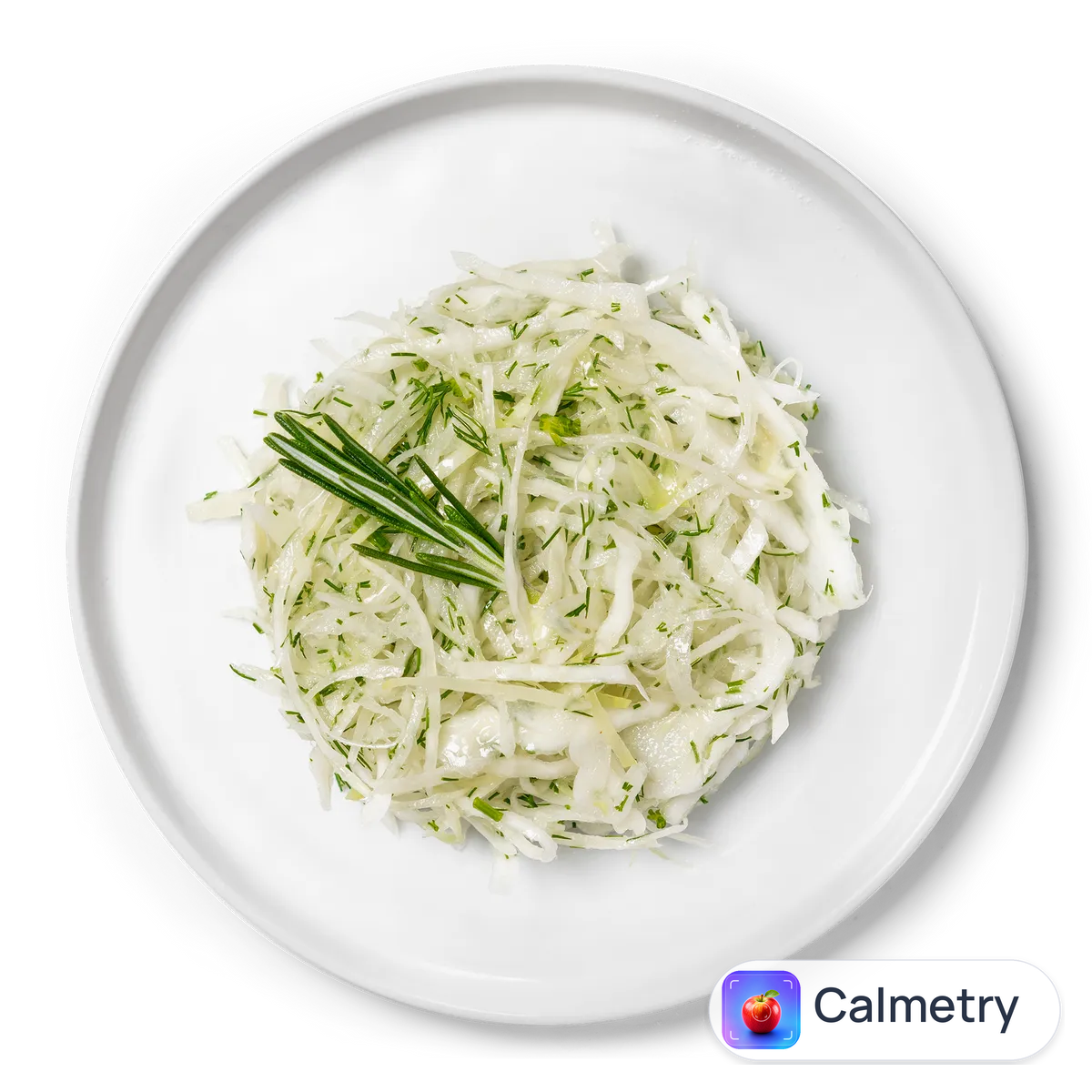Салат з капусти та зелені
