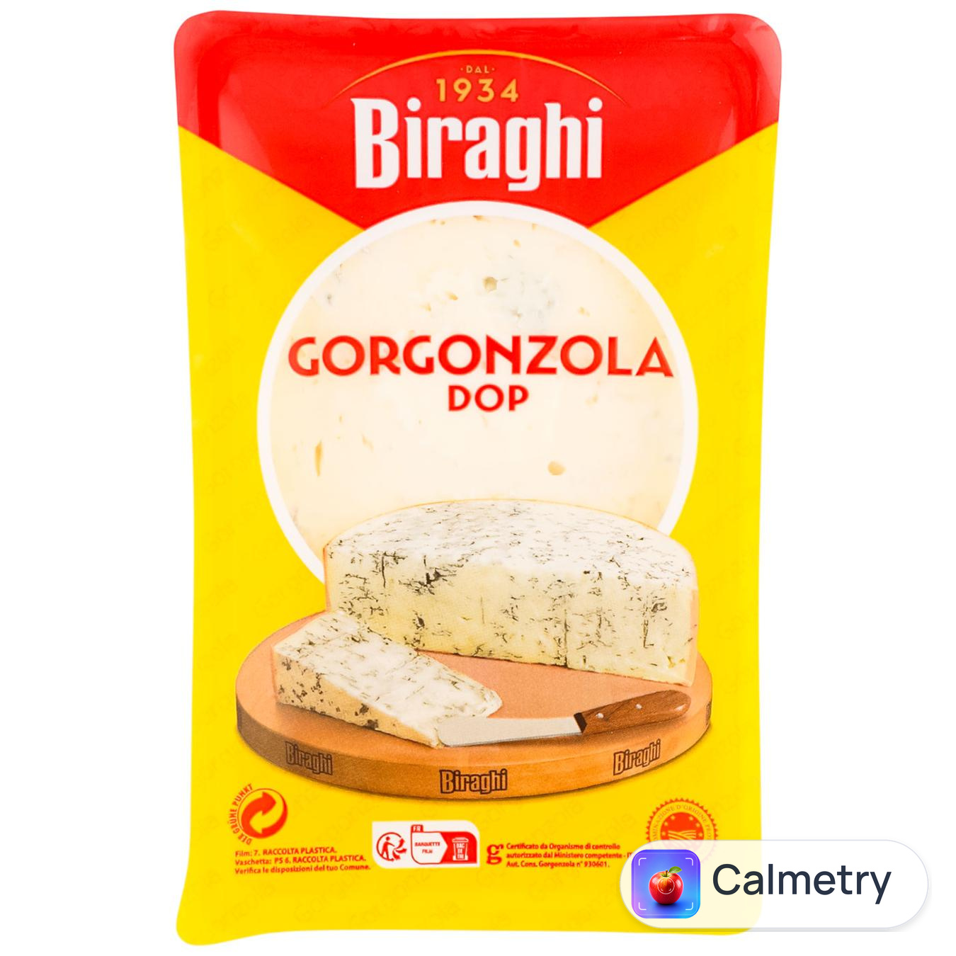 Сир Biraghi Горгонзола DOP 55% 150г — фото продукту