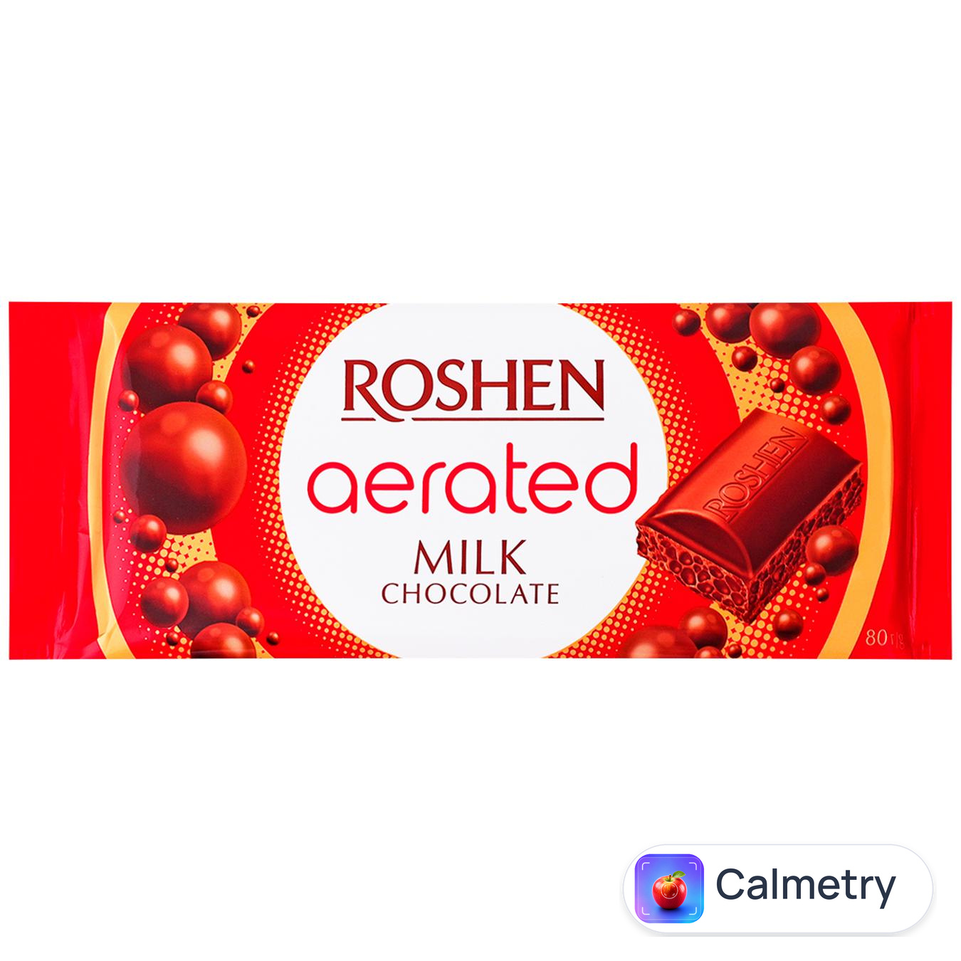 Шоколад молочний Roshen Aerated пористий 80г