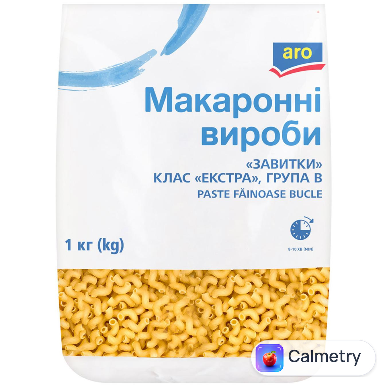 Макаронні вироби Aro Завитки 1кг — фото продукту