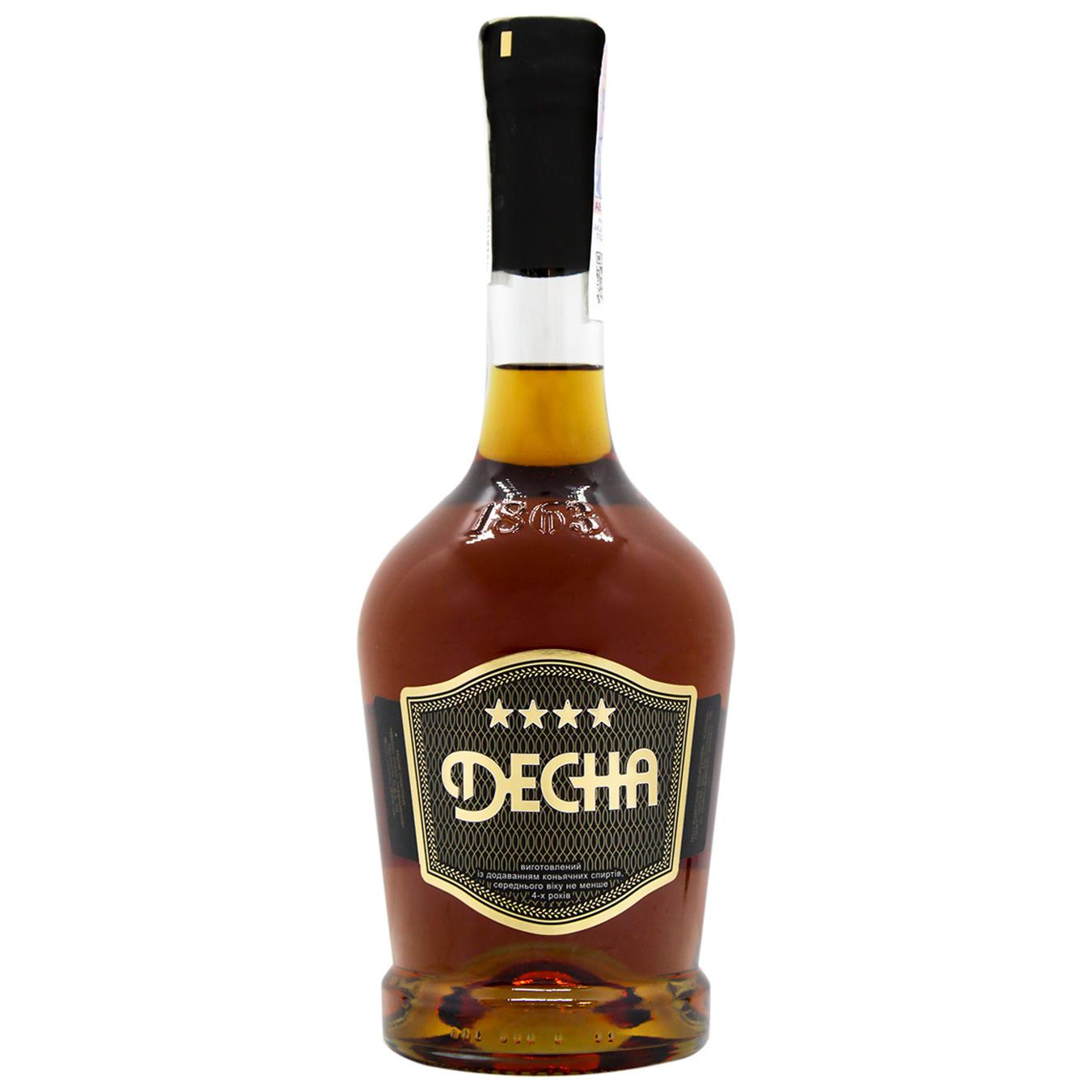 Напій спиртний Десна Класік традиційний 4 роки 40% 0,5л — фото продукту