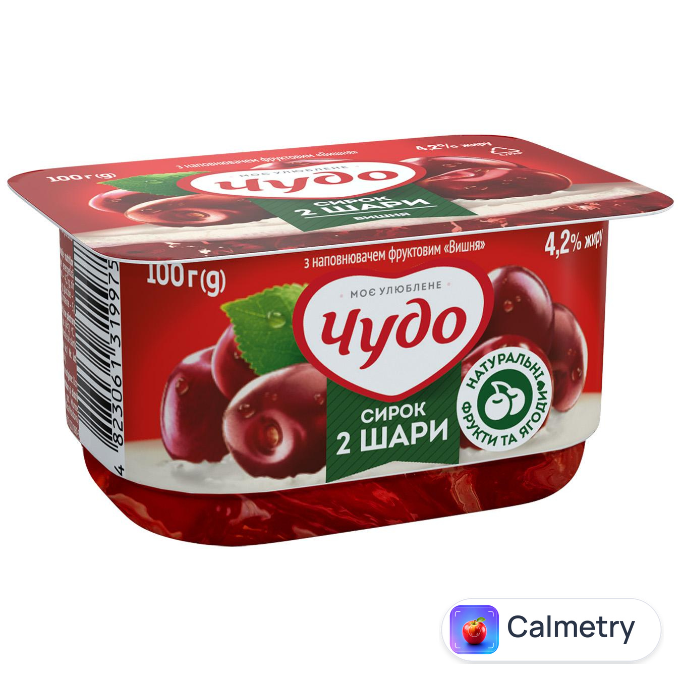 Десерт сирковий Чудо Вишня 4,2% 100г