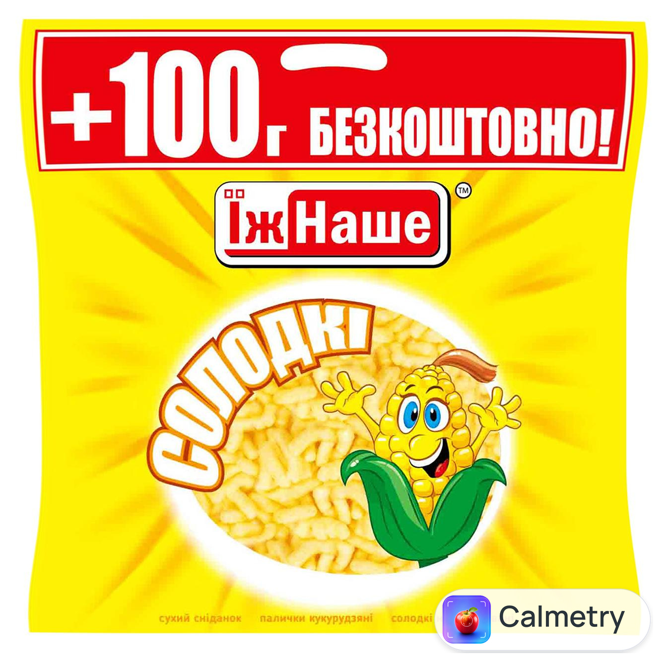 Палички кукурудзяні Їж Наше солодкі 350г