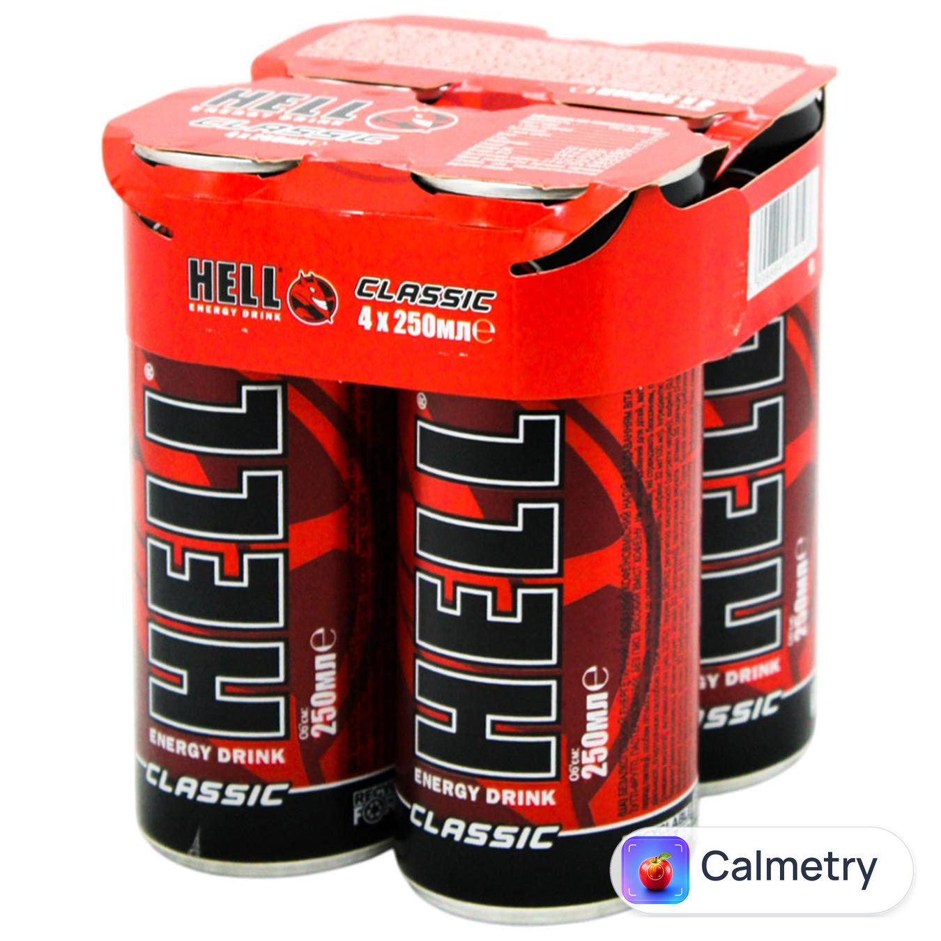 Напій енергетичний Hell Classic 250мл х 4шт