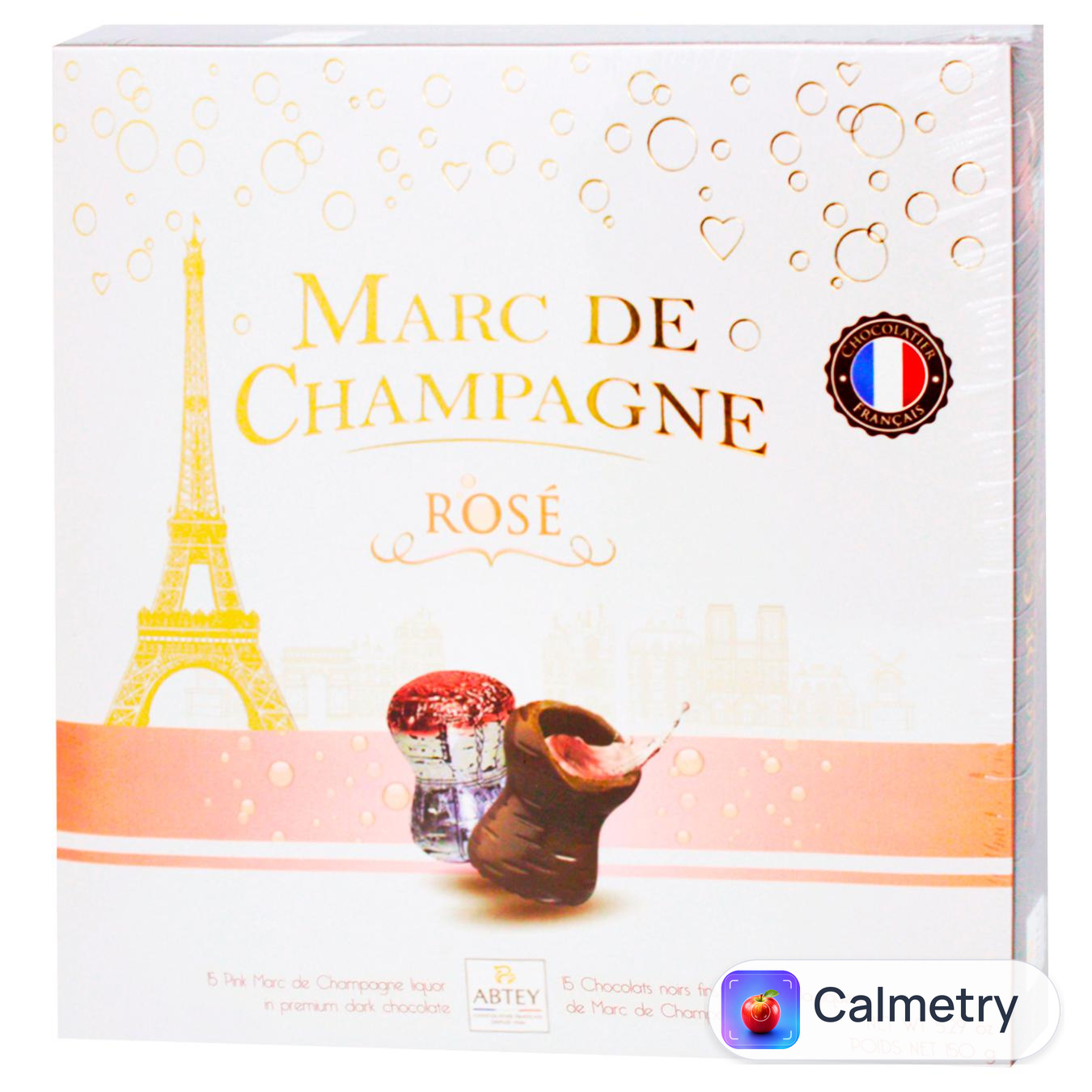 Цукерки Abtey Moments Champagne Rose шоколадні 150г