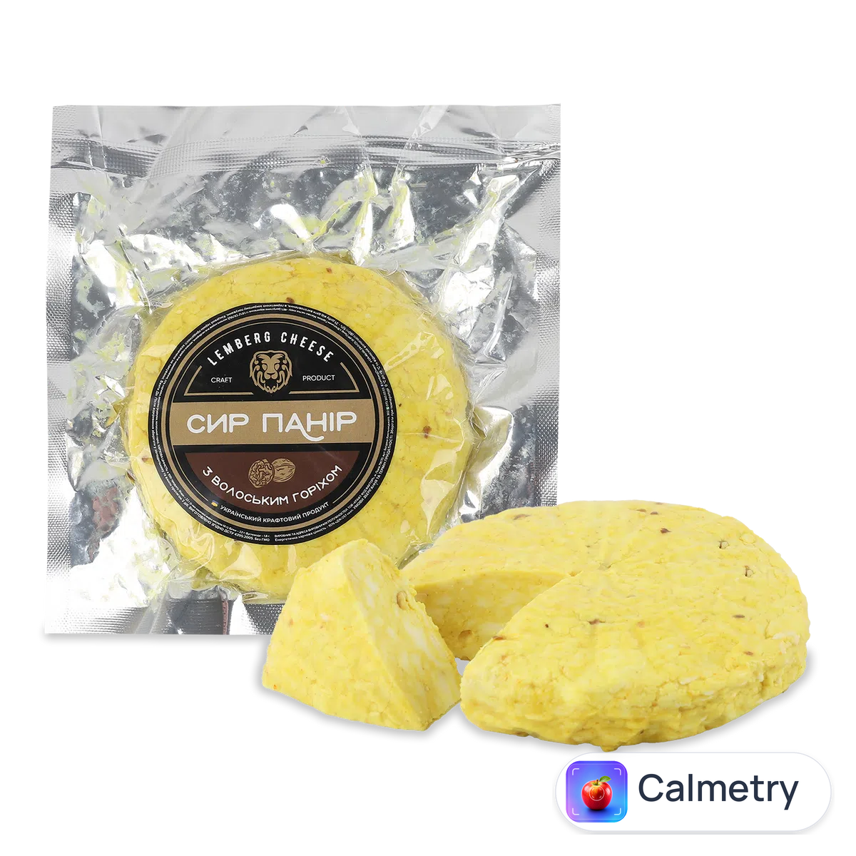 Сир Лавка традицій Lemberg Cheese Панір з волоським горіхом 46%