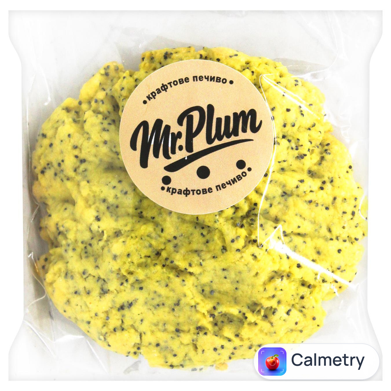 Печиво крафтове Mr.Plum Лимонне з маком 90г